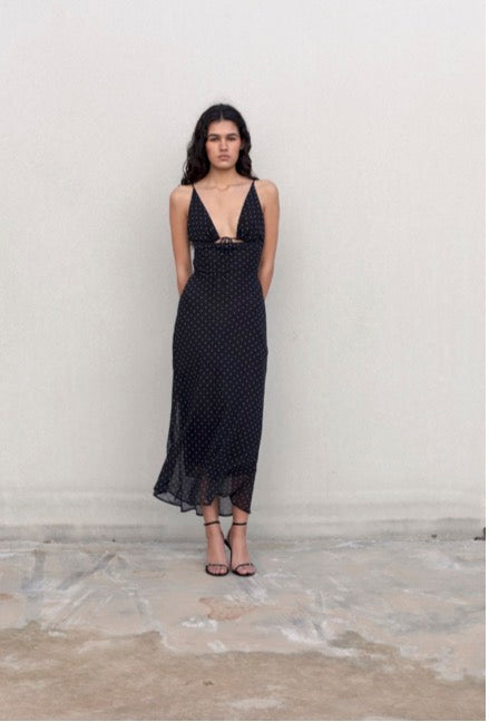 VESTIDO MIDI ESTAMPADO