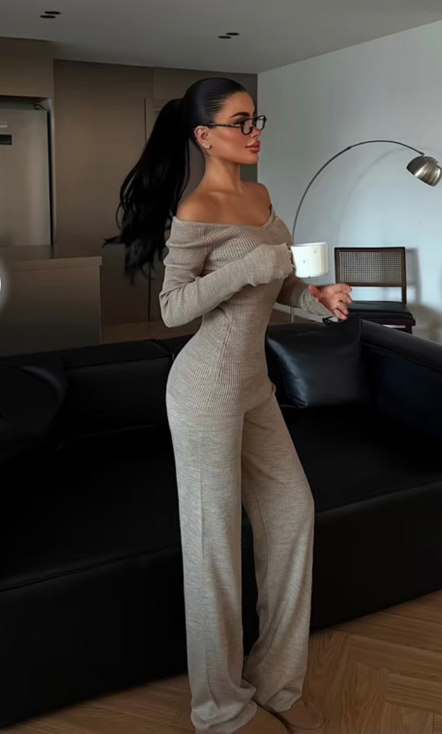 Conjunto pantalón palazzo