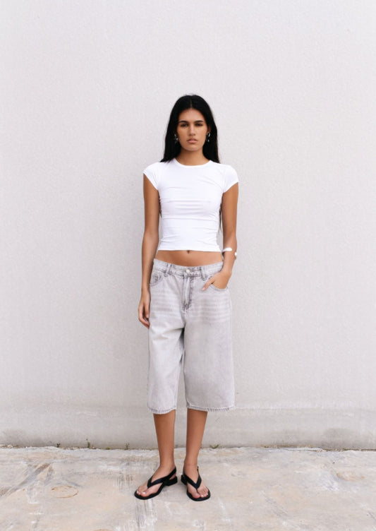 BERMUDA DENIM OVERSIZE
