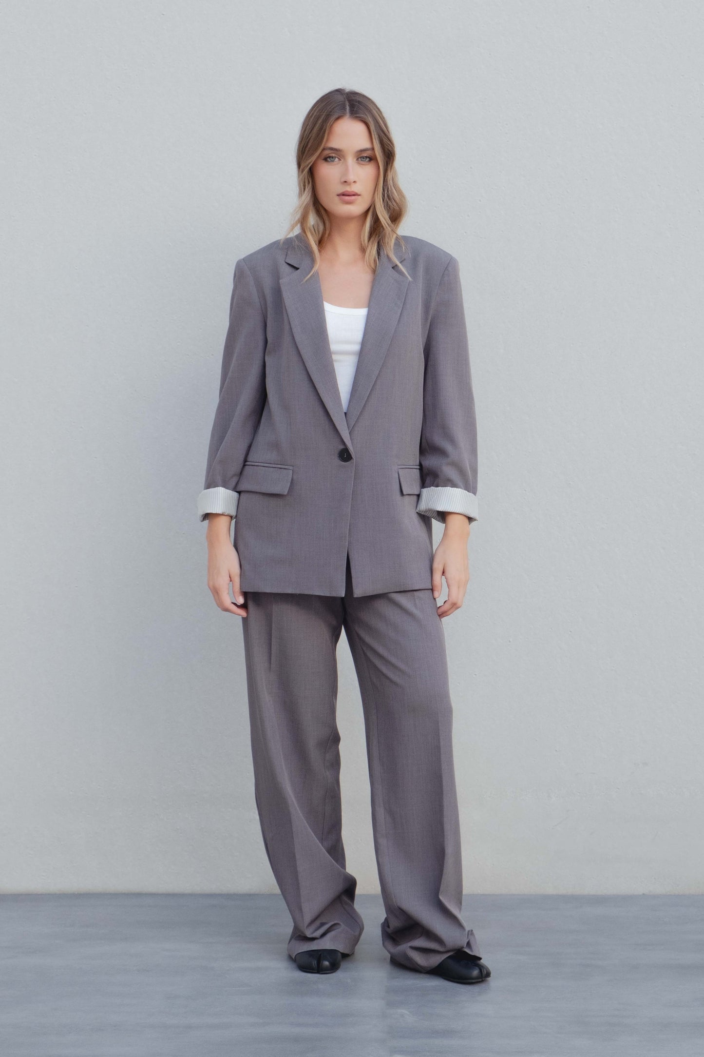 BLAZER PUÑO ESTAMPADO