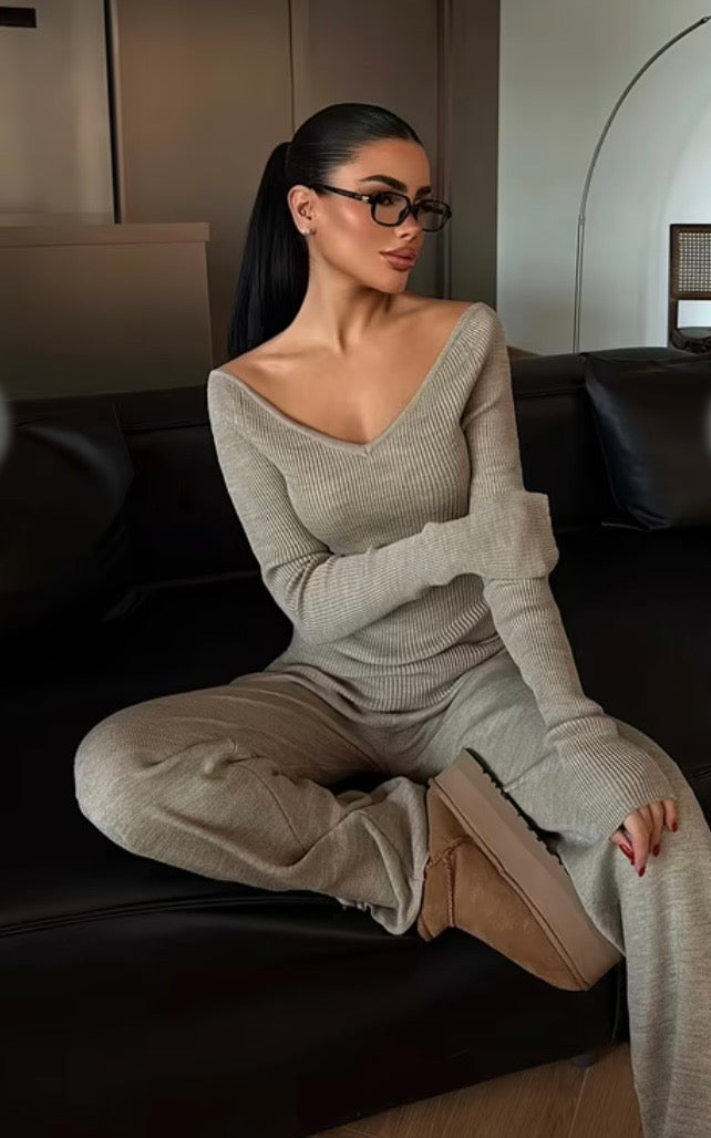 Conjunto pantalón palazzo