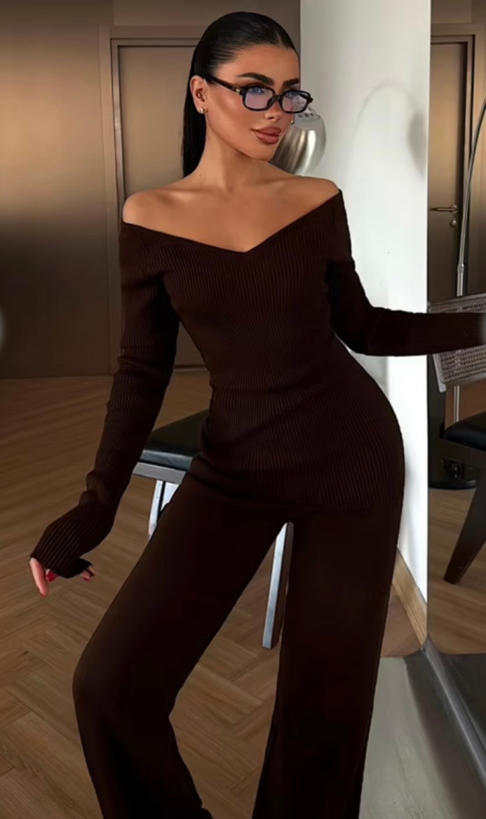 Conjunto pantalón palazzo
