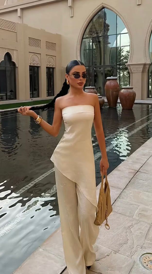 PANTALÓN AURA MARFIL