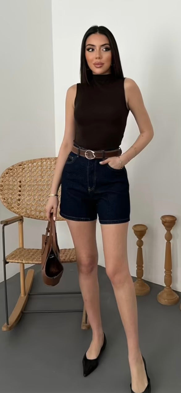 SHORT ÍNDIGO