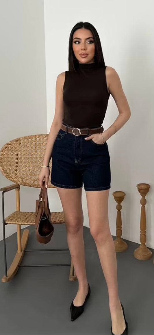 SHORT ÍNDIGO