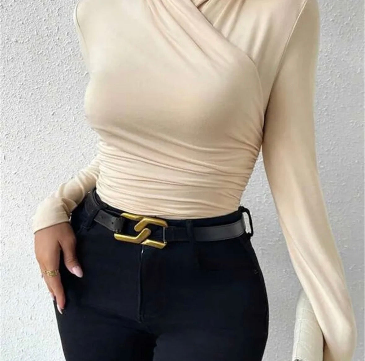 CAMISETA ESCOTE CRUZADO